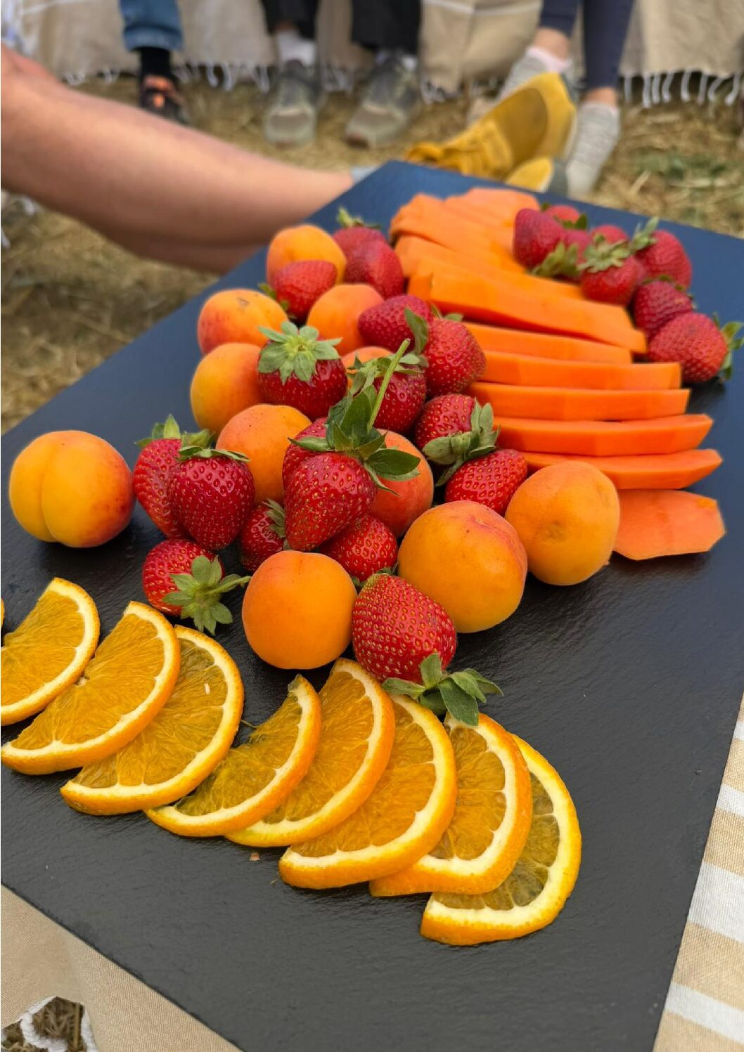 Caja de fruta temporada